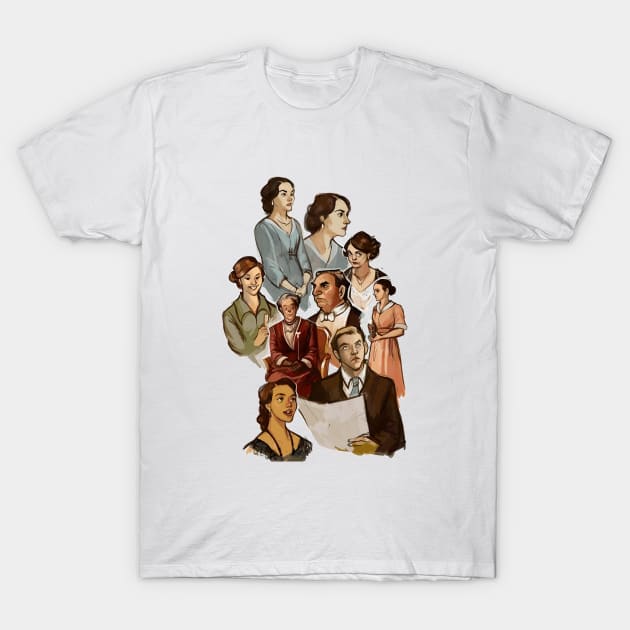 The Downton Abbey Obsession T-Shirt by umarerikstore